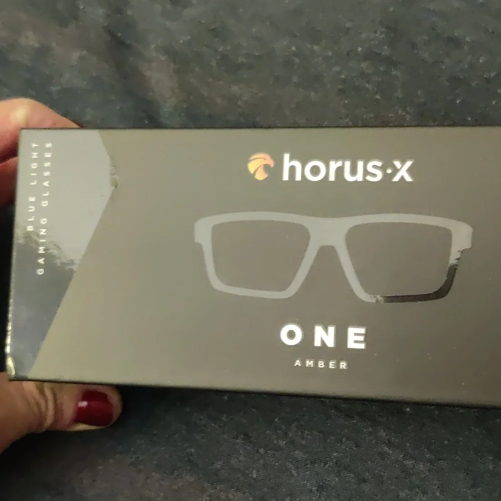 Horus-X One, Blue Lightweight Gaming glasses w/ Amber Lens, UNISEX - Picture 11 of 12